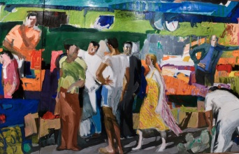Ο πίνακας του Παναγιώτη Τέτση «Λαϊκή Αγορά» στην Εθνική Πινακοθήκη