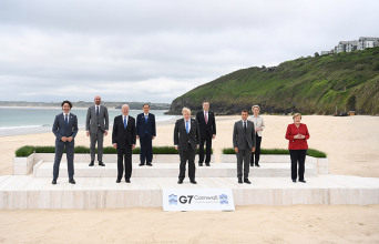 Φωτογραφία από τη Σύνοδο Κορυφής των G7 στην Κορνουάλη