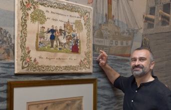 Ο Γιώργης Μαγγίνης, επιστημονικός διευθυντής του Μουσείου Μπενάκη