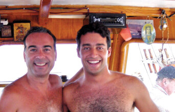 Ο παρουσιαστής και ηθοποιός Φώτης Σεργουλόπουλος 