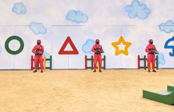 Φωτογραφία από τη σειρά Squid game του Netflix