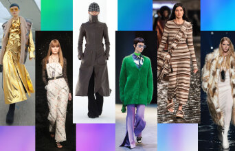 6 μοντέλα φορούν ρούχα από οίκους μόδας και παρουσιάζουν τα trends του φετινού χειμώνα