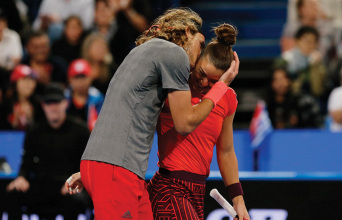 Στέφανος Τσιτσιπάς και Μαρία Σάκκαρη