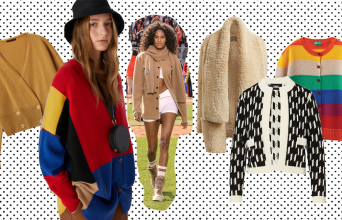 Μοντέλα από επιδείξεις μόδας και διάφορα σχέδια ζακέτας