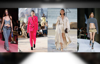 Μοντέλα από πσαρέλες με ρούχα οίκων μόδας