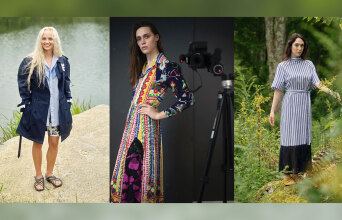 Μοντέλα με ανακυκλωμένες δημιουργίες της Erin Beatty