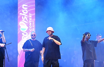 Eurovision 2022 - Στιγμιότυπο από την εμφάνιση των Kalush Orchestra