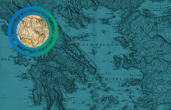 Χάρτης Ελλάδας 19ου Αιώνα. Ήπειρος