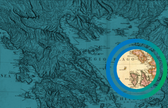 Χάρτης Ελλάδας 19ου Αιώνα. Βορειοανατολικό Αιγαίο