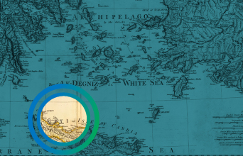 Χάρτης Ελλάδας 19ου Αιώνα. Κρήτη