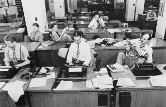 Δημοσιογράφοι της εφημερίδας New York Times στα μέσα του 20ού αιώνα