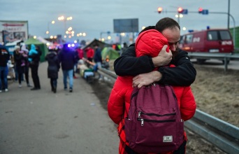 Πρόσφυγες στην Ουκρανία