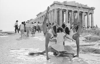 Φωτογραφία της Ακρόπολης τη δεκαετία του 1980 από τον Tod Papageorge