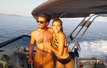 Η Σεβαστή Χαλκίτη και ο Μιχάλης Γερακιός του "The Kalymnos Experience"