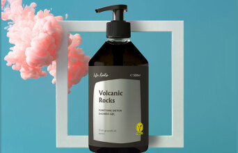 Life Roots, Volcanic Rocks Shower Gel