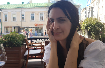 Η Ιόλη Ανδρεάδη. 