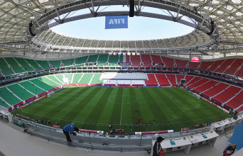 Το Στάδιο Αλ Τουμάμα στη Ντόχα του Κατάρ θα είναι ένα από τα γήπεδα για το Παγκόσμιο Κύπελλο του 2022. 