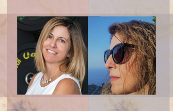 Η συγγραφέας Ελένη Δασκαλάκη και η δρ Αγωγής Υγείας Νάντια Κουρμούση