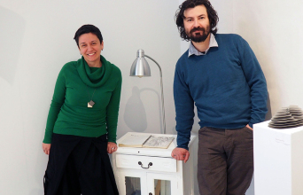 Η Ελευθερία Κωτσού και ο Γεράσιμος Γαλιατσάτος. 