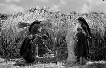 Nelly’s: Ηπειρώτισσες στις θημωνιές κοντά στα Ιωάννινα, 1937/38 © Μουσείο Μπενάκη/Φωτογραφικά Αρχεία