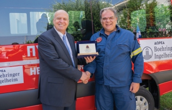 Ένα υπερσύγχρονο όχημα για την Πυροσβεστική από την Boehringer Ingelheim Ελλάς