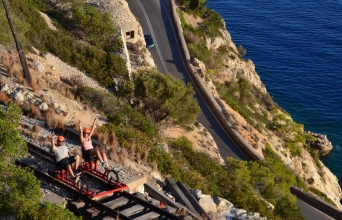 Railbiking in Greece