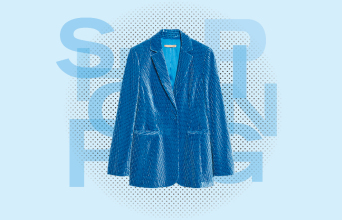 μπλε σακάκι