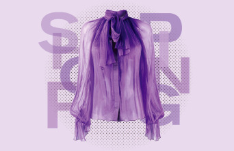 ρούχα και αξεσουάρ σε μωβ χρώμα