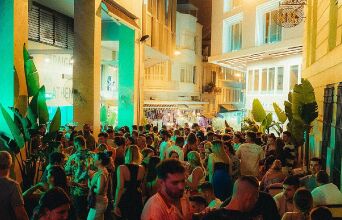 Bar in front of the bar