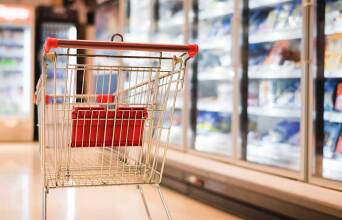 Καρότσι σε σούπερ μάρκετ