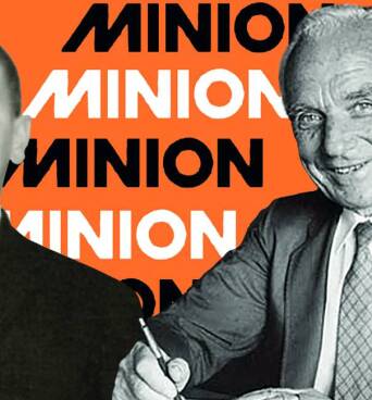 Ο Γιώργος Παυριανός σε νεαρή ηλικία και ο ιδρυτής του Μινιόν, Γιάννης Γεωργακάς