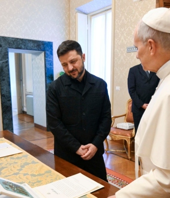 Συνάντηση Ζελένσκι - Πάπα 