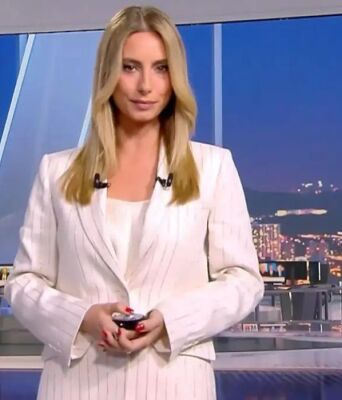 Λένα Φλυτζάνη: Πρεμιέρα στο κεντρικό δελτίο του ΣΚΑΪ 