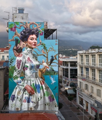 Η τοιχογραφία «Καλαμάτα» του Κλεομένη Κωστόπουλου αναδείχθηκε η καλύτερη στον κόσμο για τον Νοέμβριο του 2025