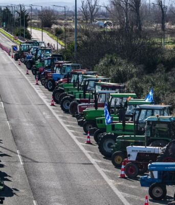 Το μπλόκο στο Κάστρο Βοιωτίας