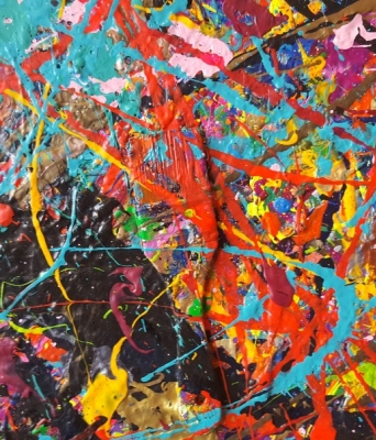 Splash painting