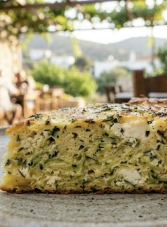 Μπατζίνα με φρέσκα μυρωδικά
