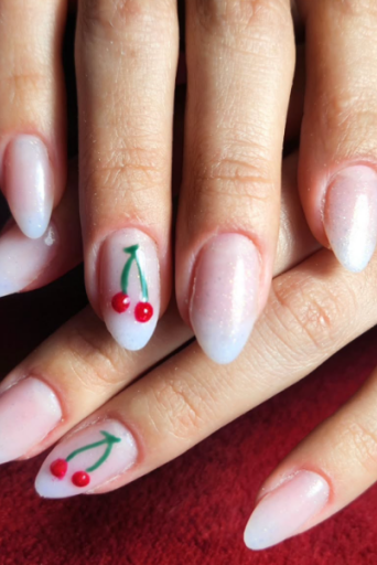 Cherry Nails: Τα νύχια που ζητάνε όλες αυτή τη στιγμή