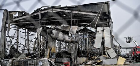 To εργοστάσιο Βιολάντα όπου συνέβη η θανατηφόρα έκρηξη