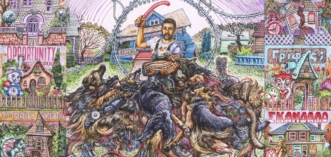 Ηλίας Καφούρος, «Large language models» στην έκθεση Weak Signal, Γκαλερί Δυο Χωριά