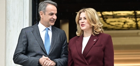 Συνάντηση Μητσοτάκη με τη Λετονή πρωθυπουργό: Εξαιρετική ευκαιρία να ενισχύσουμε τους δεσμούς μας