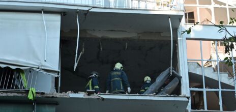 Το σημείο της έκρηξης στους Αμπελόκηπους