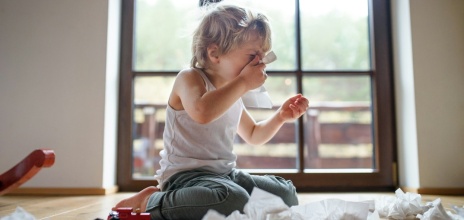 Παιδί με γρίπη