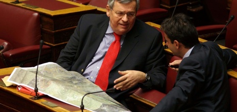 Στέφανος Μάνος και Κυριάκος Μητσοτάκης
