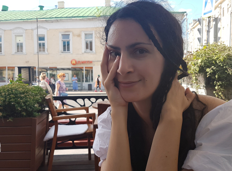 Η Ιόλη Ανδρεάδη. 