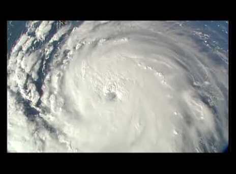 Ο τυφώνας «Φλόρενς» όπως φαίνεται από το διάστημα (video) 