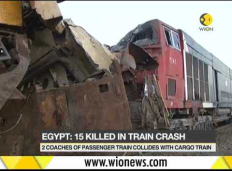 Σιδηροδρομική τραγωδία στην Αίγυπτο: Τουλάχιστον 15 νεκροί από σύγκρουση τρένων (video)