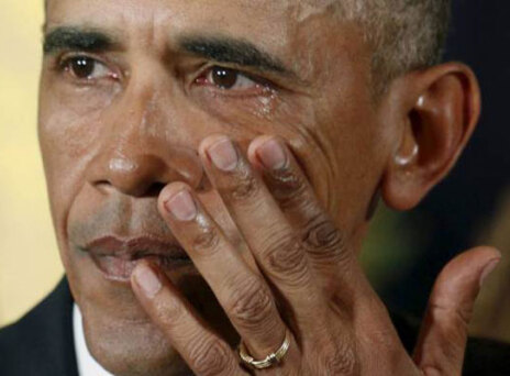 Όταν έκλαψε ο Ομπάμα