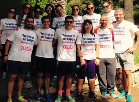 Βασίλης Τσιατσιάμης: Ομάδα «Τρέχουμε για τον Διαβήτη»