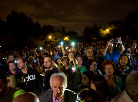 Το βράδυ της Τετάρτης το Πεδίον του Άρεως είχε κόσμο